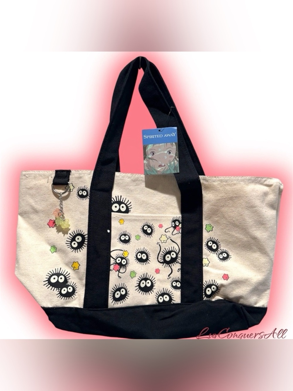 Studio Ghibli Spirited Away Soot Sprites Tote Bag